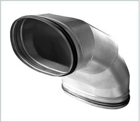 工业管道中的四种常见弯头 90°弯头、咬口弯、冲压弯与虾米弯及其连接件法兰